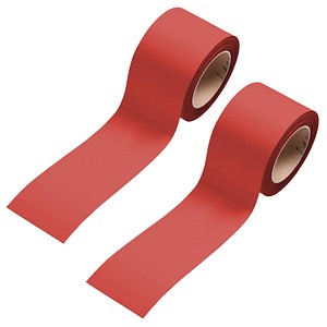 EICHNER Magnetbänder rot 3,0 cm x 10,0 m, 2 Rollen
