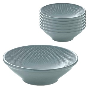 HEART & SOUL Schalen PINE Relief Sky blau 0,9 l, 6 St.