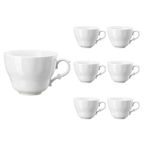 HUTSCHENREUTHER Kaffeetassen Café au Lait weiß 0,34 l, 6 St.