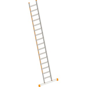 Layher Anlegeleiter TOPIC 1042 silber 16 Stufen, H: 424,0 cm