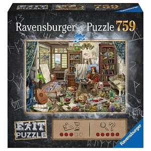 Ravensburger EXIT-Puzzle Das Künstleratelier Puzzle, 759 Teile
