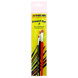 EULENSPIEGEL™ Profi Schminkpinsel-Set, 3-teilig