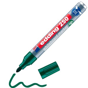 edding 250 Whiteboard-Marker grün 1,5 - 3,0 mm, 1 St.