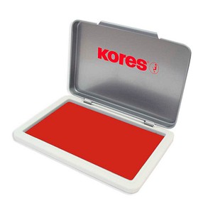 Kores® Stempelkissen METALLICA rot 11,0 x 7,0 cm, 1 St.