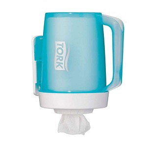 TORK Putztuchspender Mini M1 658002 weiß, türkis Kunststoff, 1 St.