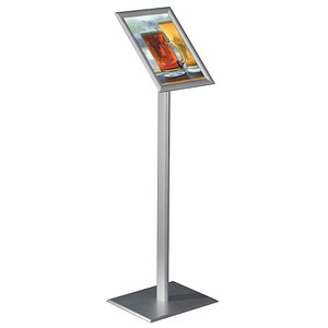 update displays Infoständer silber DIN A3 30,0 x 42,0 x 115,0 - 120,0 cm, 1 St.