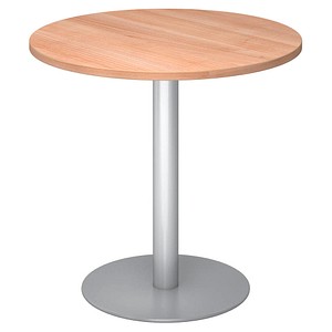HAMMERBACHER Bistrotisch rund Spanplatte nussbaum 80,0 x 80,0 x 74,0 cm, 1 St.