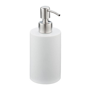 relaxdays Seifenspender 10031059_49 weiß Polyresin 180,0 ml, 1 St.