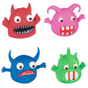 BRUNNEN Radiergummi Monster farbsortiert, 1 St.