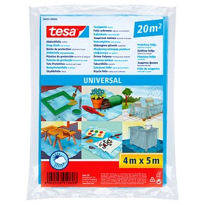 tesa Abdeckfolie UNIVERSAL 4,0 x 5,0 m blau