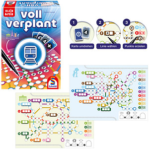 Schmidt Voll verplant Brettspiel, 1 St.