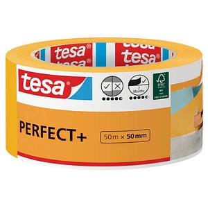 tesa PERFECT+ Kreppband orange 50,0 mm x 50,0 m 1 Rolle