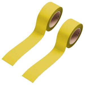 EICHNER Magnetbänder gelb 1,0 cm x 10,0 m, 2 Rollen
