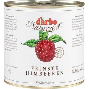 d’arbo  Naturrein Extra Himbeer Fruchtaufstrich, 3,0 kg