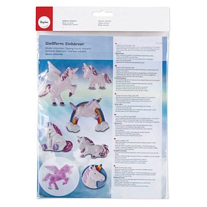 Rayher Gießformen Einhörner transparent