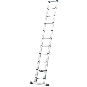 ZARGES Teleskopleiter Compactstep L silber 11 Sprossen, H: 323,0 cm