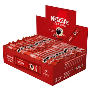 NESCAFÉ Kaffeesticks Instantkaffee, kräftig, 100 St.