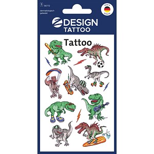 AVERY Zweckform Klebetattoo Dino, 9 Etiketten