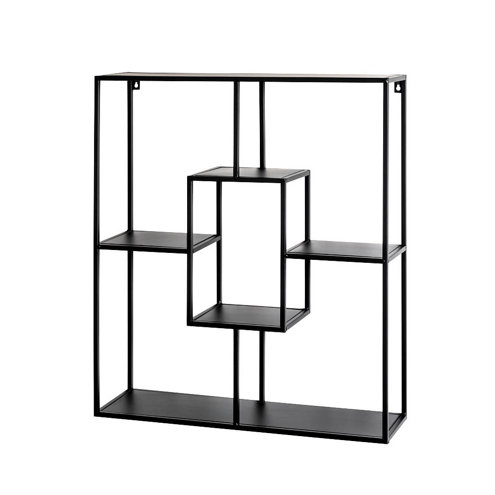 HAKU Möbel schwarz | x x Wandregal Printus 60,0 18,0 70,0 cm