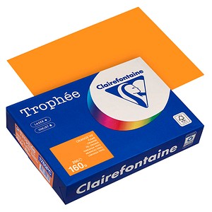 Clairefontaine Kopierpapier Trophée orange DIN A4 160 g/qm 250 Blatt