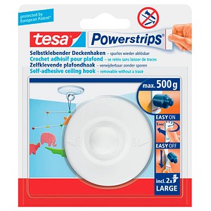 tesa Powerstrips Klebehaken für max. 500,0 g 30,0 x 30,0 mm
