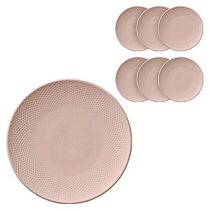 HEART & SOUL Teller PINE coup Relief blush rosa Ø 24,0 cm, 6 St.