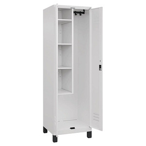CP Putzmittelschrank Classic Plus 080110-00 S10035 verkehrsweiß 4 Fachböden 60,0 x 50,0 x 195,0 cm, aufgebaut, 1 St.