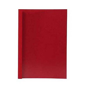 LMG Thermo-Bindemappen rot Lederkarton für 5 - 15 Blatt, 50 St.