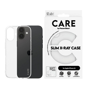 CARE by PanzerGlass® Fashionable Case Handy-Cover für Apple iPhone 16 transparent