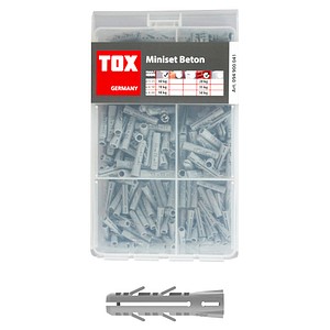 TOX Miniset Barracuda 094900041 Spreizdübel-Sortiment, 245-teilig