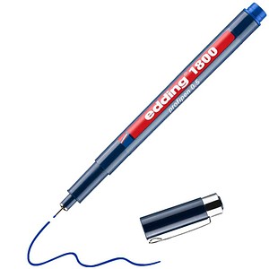 edding 1800 Fineliner blau 0,5 mm, 1 St.