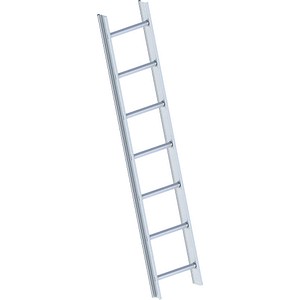 Layher Dachauflegeleiter 1051 braun 7 Sprossen, H: 196,0 cm