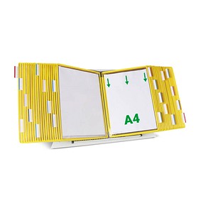 tarifold Sichttafelsystem 434404 DIN A4 gelb mit 40 St. Sichttafeln