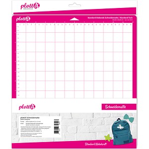 plottiX Schneidematte für Schneideplotter normal klebend 305 x 305 mm (12 x 12 Zoll)