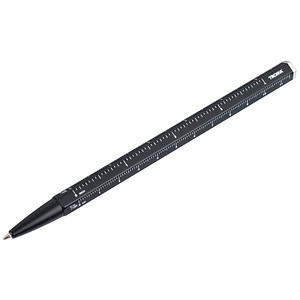 TROIKA® Kugelschreiber CONSTRUCTION BASIC schwarz, Schreibfarbe: schwarz, 1 St.