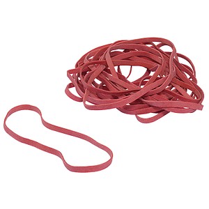 Printus Gummibänder rot 0,4 cm, Ø 13,0 cm, 50,0 g