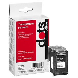 dots  schwarz pigmentiert Druckerpatrone kompatibel zu HP 304XL (N9K08AE)