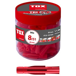 TOX TRI 8/51 010260051 Universaldübel Ø 8 mm x 51 mm, 90 St.