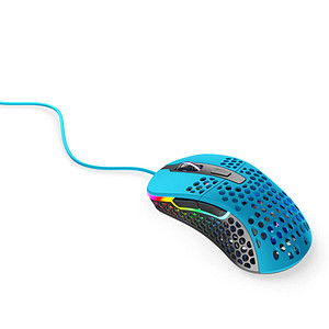 CHERRY XTRFY M4 RGB Gaming Maus kabelgebunden miamiblau