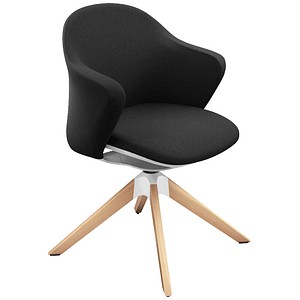 sedus Schalenstuhl se:flair FR-820/112 schwarz Stoff, 1 St.