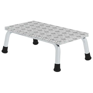 MUNK Montagetritt 50031 silber 1 Stufen, H: 20,0 cm