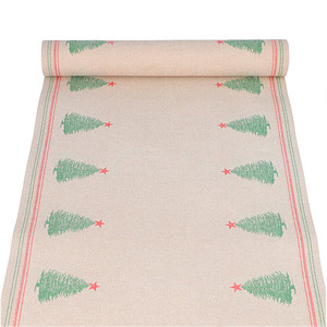 PAPSTAR Tischläufer Christmastree with Star 89780 mehrfarbig 40,0 cm x 3,0 m, 1 St.