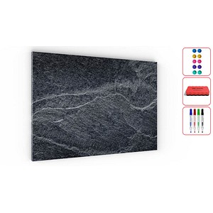 ALLboards Magnettafel 90,0 x 60,0 cm Dark Stone