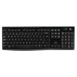 Logitech Wireless Keyboard K270 Tastatur kabellos schwarz