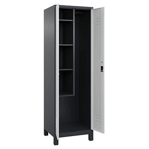CP Putzmittelschrank Classic Plus 080110-00 S10013 anthrazitgrau, lichtgrau 4 Fachböden 60,0 x 50,0 x 195,0 cm, aufgebaut, 1 St.