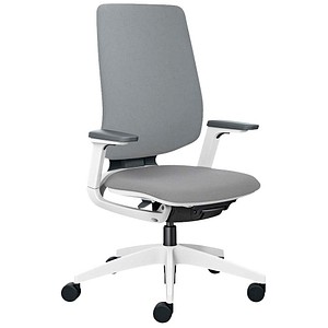sedus Bürostuhl se:flex membran, EF-102/102 Stoff grau, Gestell grau