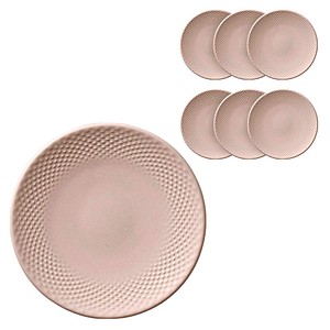 HEART & SOUL Teller PINE coup Relief blush rosa Ø 17,0 cm, 6 St.