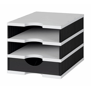 styro Schubladenbox uno  schwarz 268-0103.9895S, DIN A4 mit 1 Schublade, 1 St.