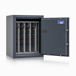 ISS safe4key Schlüsseltresor grau mit 192 Haken, Elektronikschloss, 50,0 x 42,0 x 65,0 cm, 1 St.