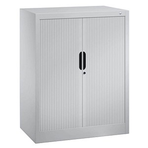 CP Omnispace Rollladenschrank silber 2 Fachböden 80,0 x 42,0 x 103,0 cm